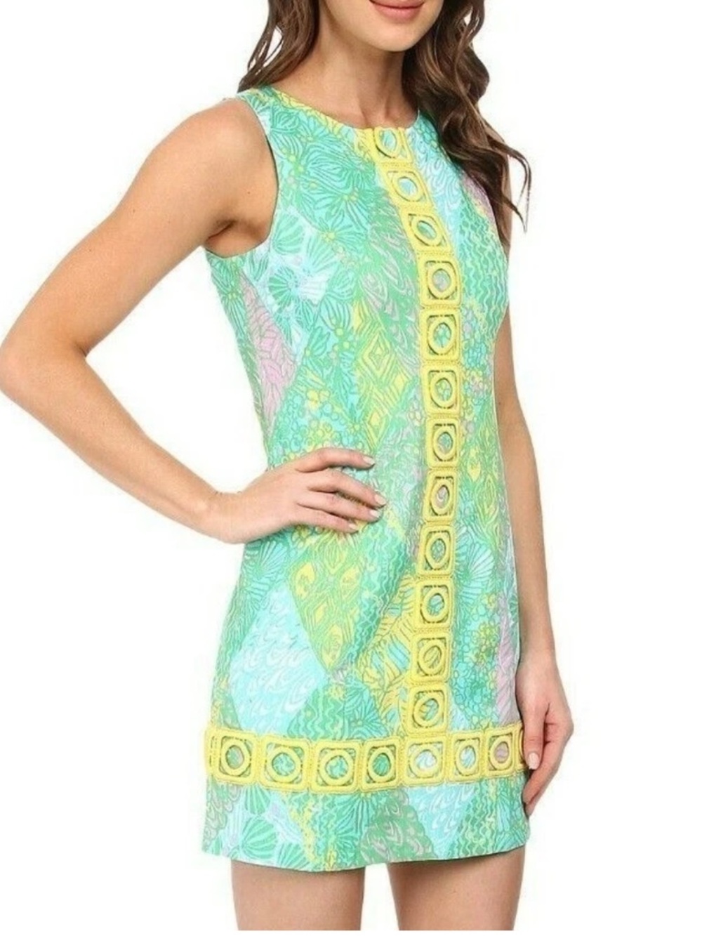 Lilly Pulitzer Mila Shift Dress in Sun Dance Print sz. 0